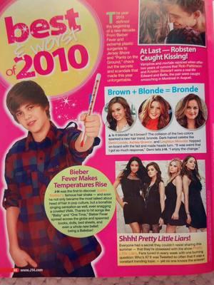 Best & Worst of 2010 #nostalgia #lookback #december #2010 #j14 #magazine #newyear #oldtimes #events 