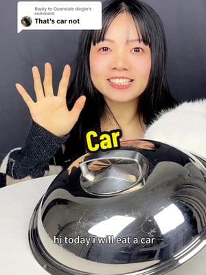 Replying to @Quandale dingle hi finally I ate a car. Happy New Year everyone！ #mukbang #eating #eatingshow #cateating #eatcat #meow #cat #sillyfun 