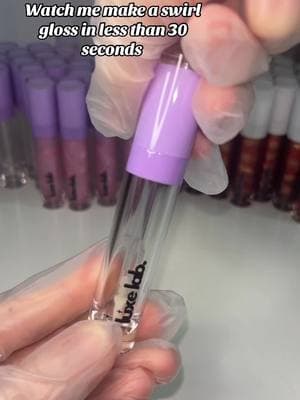 Sugar Plum Fairy swirl gloss is 50% OFF NOW! Shop link is in bio ✨💜  #smallbusinesscheck #smallbusinessowner #luxelabcosmetics #luxelablipoil #nonstickylipgloss #swirllipgloss #fentyswirlbomb #fentyswirldupe #viralswirlgloss #swirllipglosses #shimmerlipgloss #pinkshimmerlipgloss 