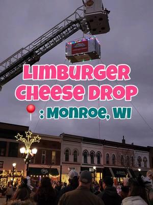 Ringing in the new year the Wisconsin way! 🎊🧀🎊 Main Street Monroe won an honorable mention award early 2024 for Best New Event at Wisconsin State Main Street’s annual awards ceremony. This is only their second drop! Monroe has been such a surprise with their events. You can really tell the pride they have in this community. The Monroe Cheese drop featured the Limburger cheese drop at 5pm, Swiss cow, cheese samples, root beer samples, a beer garden, fire dancers, and alphorn players. HAPPY NEW YEARS! "Your future hasn't been written yet! No one's has. Your future is whatever you make it. So make it a good one!" ~ Doc Brown #newyearseve #tackytakeswisconsin #tackytakestheholidays #happynewyear #wisconsin #monroewi #monroewisconsin #newyearsevedrop #newyearsresolutions #newyear #newyearsameme #follow #travel #travelblogger #wisconsinblog #wisconsinblogger #justwisconsinthings #wisconsincheck #limburgercheese #stinkycheese #swisscow #americasdairyland #mainstreetmonroe #midwestisbest #thingstodoinwisconsin #freewisconsinactivities #quirkytravel #funtravel #roadtrip #wisconsinroadtrip 