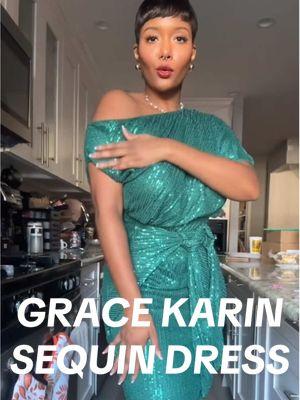 This sequin dress by @Grace Karin US Shop is perfect for formal occasions! It’s absolutely gorgeous 😍 #gracekarin #gracekarindress #mademyyear #newyearnewaura #newyearseve #nye #creatorsearchinsights 