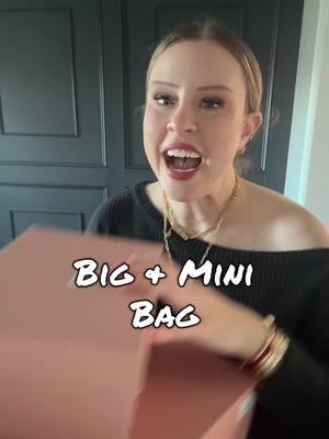 Perfect bag and her mini. #baghaul #minibag #unboxing #nye2024 #shoppingfinds #pinkdee 