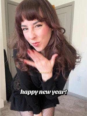 happy new year everyone! What are your resolutions? 🎉 #outfit #newyears #2025 #newyearseve #fashion #2025fashion #newyearsoutfit #wearingvsstyling #styling #grwm #clothes #hair #makeup #hairstyle #hairtok #clothestransition #clothesinspo 