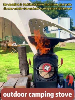 Say goodbye to the smoke and fire of traditional stoves, the new smokeless and safe stove is here!#woodstove #Camping #outdoorcooking #factory #Distributor #campingstove 