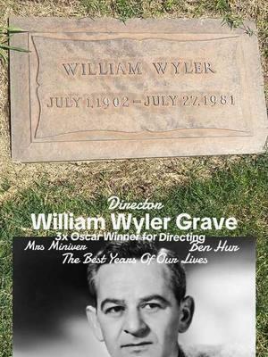 #williamwyler #benhur #forestlawnglendale #foryoupage #fyp #celebritygraves #grave #cemetery 