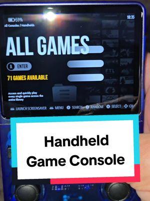 This handheld Game console has over 15000 games.  If you ever had a favorite game as a kid, this handheld console probably has it.  Even kids today would have a lot of fun with this console. Grab it in the tiktok shop. #handheldconsole #r36sgameconsole #handheldemulator 