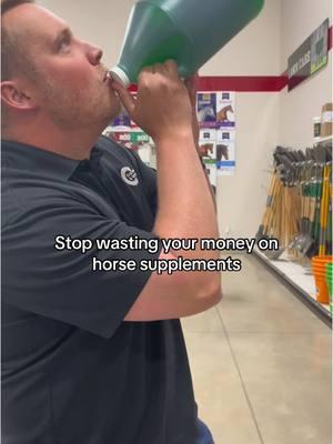 Horse owners— stop wasting your money!! #horsenutrition #horseowner #horsesupplements #horsetips #feedstore #horsetok 