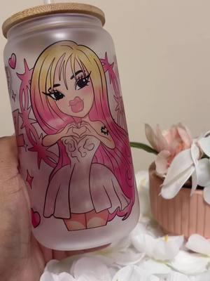 Karol G Bratz Doll Glass Cup #karolg #karolgfans #bichota #bratz #glasscups #karolgbichota 