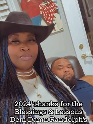 2024 Thanks For The Blessings & Lessons. Dem Damn Randolph’s #newyears #newyear2025 #newyearseve #demdamnrandolphs #marriedlife #marriedcouple #GoodBye2024Welcome2025 #marriedlifehumor #marriagegoals #husbandandwifecomedy #husbandandwifelife #blackloveexists 