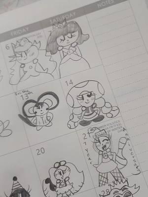 December Doodles!! #art #drawings #thegirlscoutsandshine #allhailqueenmarissa #irina #marissa #brownieelf #olivia #Emma #shine #osomatsu #karamatsu #choromatsu #ichimatsu #jyushimatsu #todomatsu #emolga #kirby #toadette  #oggyandthecockroaches #pantyandstocking #Mario #luigi #peach #daisy #helluvaboss #blitzohelluvaboss #moxxiehelluvaboss #milliehelluvaboss #stolashelluvaboss #fyp #foryou #foryoupage #xyzbca #viral 