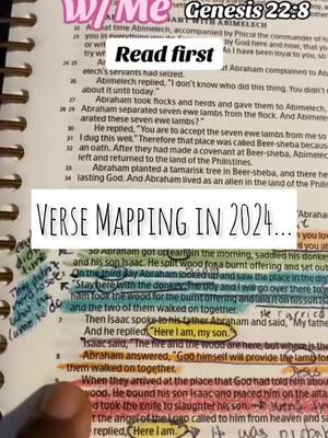 Definitely didn’t verse map how I wanted to in 2024…but more word study coming 2025.   #versemapping 