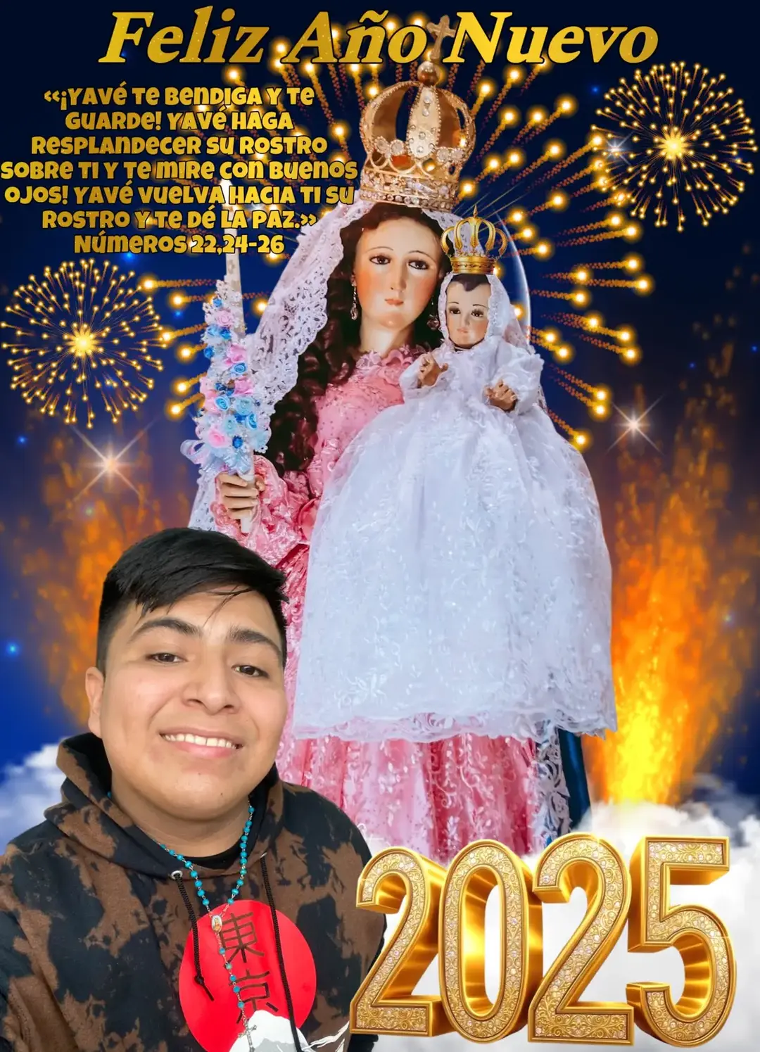 Feliz 2025 a todos Dios y la Virgen los bendigan❤️#virgenmaria💛 #jesusteama❤ #feliznavidad #jesuseucaristia #iglesiacatolica✝️ #añonuevo #año2025 