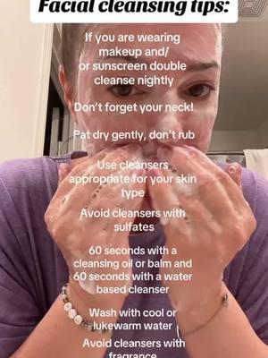 #skincare #esthetician #skincareinfluencer #skincaretips #skincaretipoftheday #skincaretiktok #facecleanser #cleansing #cleansingbalm 