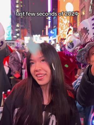 2024 was a good year, thankful for old friends, new friends & all of you🤍 #fyp #remember24 #timesquare #timesquarenewyork #endofbeginning #newyorkcity #balldrop2024 #balldrop 