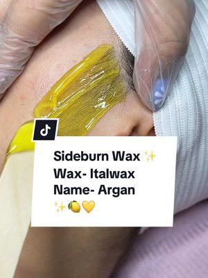 Sideburns 💛 #lasvegaswaxer #hardwax #italwax #sideburns #italwaxargan #patillas #sideburnwax 