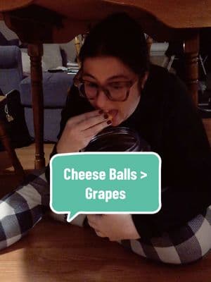 Cheese balls > grapes at midnight #newyears #grapes #cheeseballs #utz #proposal #midnight 