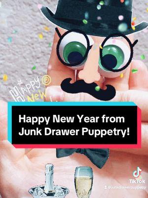 #junkdrawerpuppetry wishes you a #happynewyear 