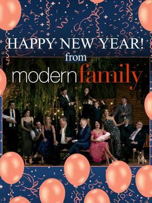 Counting down to 2025! Happy New Year from #ModernFamily 🎉