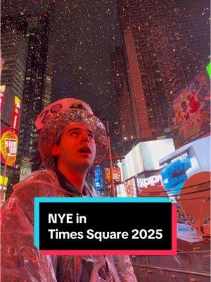 What a journey 2024 has been, here’s to new and exciting adventures in 2025! 🎊 Happy new year from @Times Square NYC! #timessquare #onetimessquare #timessquarenye #nyenyc #happynewyear #2025 #nye2025 #balldrop #hello2025 #nycbucketlist @One Times Square 