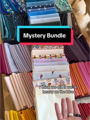 Ending on an epic one! I’ll be back on the 2nd making more bundles!  #quilttok #quilting #sewing #sewtok #fabricstore #mysterybundle 