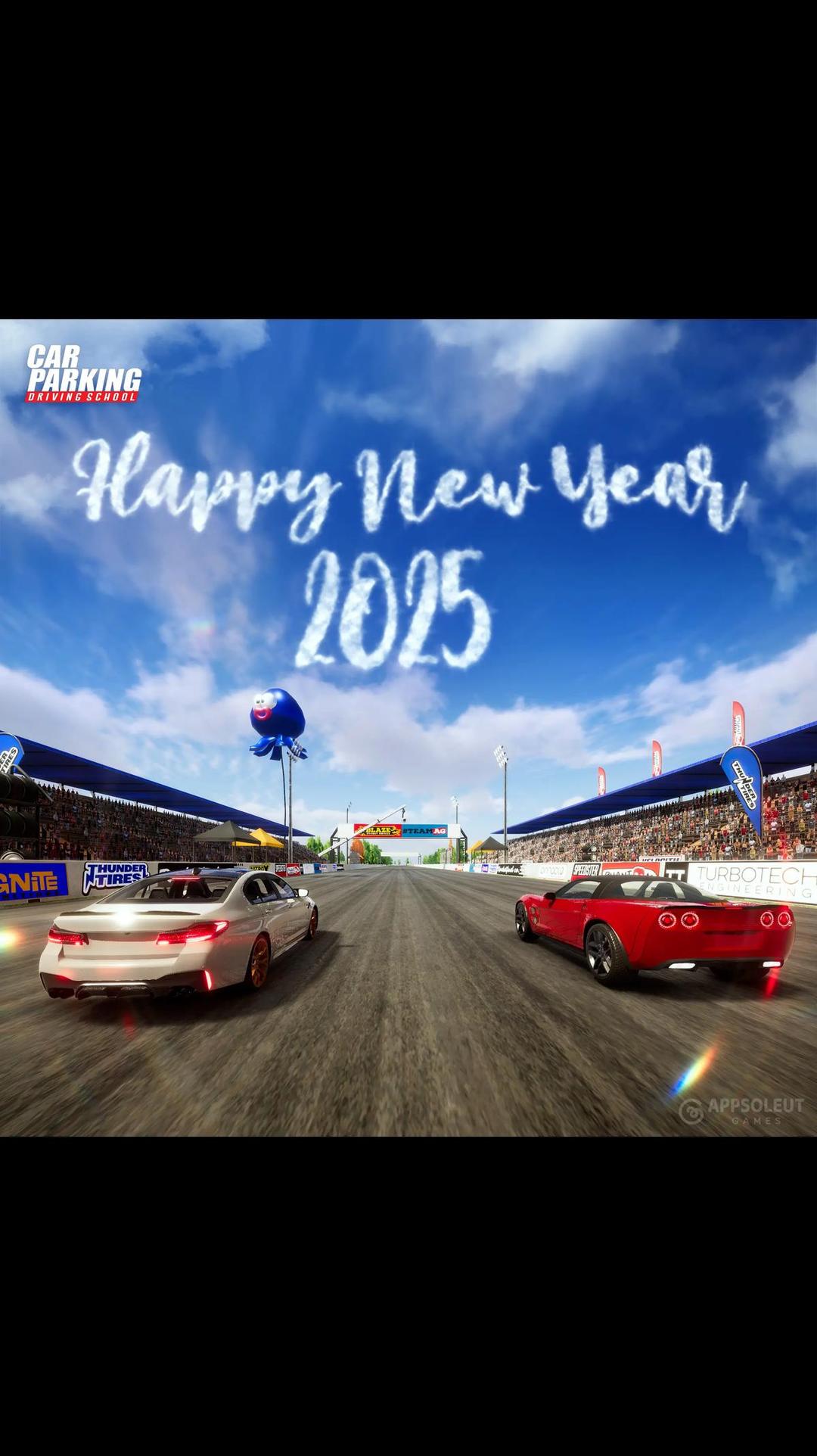 Happy New Year to you all!🔥   Your passion and support have made 2024 unforgettable, and we can't thank you enough for being a part of our journey.🫂 We’re so excited to bring you even more thrilling features and experiences in 2025! 👀 Your love keeps us driving forward—here’s to another year of speed, drifts, and races together.💨 #carparkingdrivingschool #cpds #happynewyear #happynewyear2025 #newyear2025 #carparkingmultiplayer #cpm 