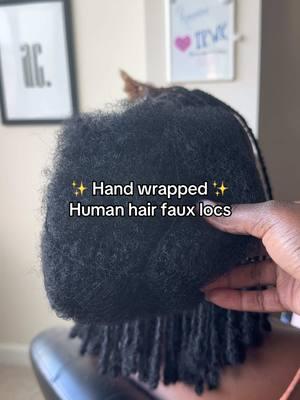 She could keep these and start her loc journey if she wanted toooo 🫢 #humanhairfauxlocs #dmvfauxlocs 