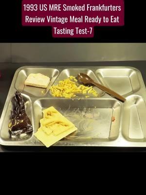 1993 US MRE Smoked Frankfurters review vintage meal ready to eat tasting teat #mre #frankfurters #review #vintage #meal #ready 