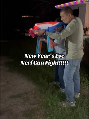 Definitely the best way to close out 2024 #goodbye #newyearseve #2025 Sooooo fun!!!!!! #nerfwar #competetive 