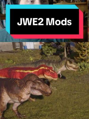 Having a lot of fun with Jurassic World Evolution 2 mods. #dinotok #accuratedinosaurs #dinosaur #trex 