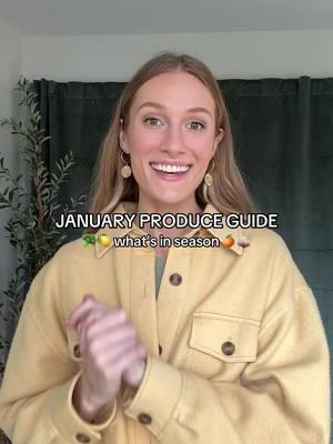 Happy January and welcome to 2025 🎊 #produceguide #januaryproduce #winterproduce #whatsinseason #eatlocal #shoplocal #fruitsandveggies