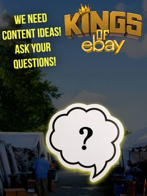 We Need Content Ideas! Ask Your Questions! #resellercommunity #resellerlife #vintagereseller #thriftfind #resellertips #reseller #ebayseller #ebayfinds #ebay #ebaycommunity #eBayShop #SmallBusiness #supportsmallbusiness #shoplocal #smallbusinessowner #entrepreneur #fleamarket #fleamarketfinds #yardsale #garagesale #garagesalefinds #treasure #thrift #thriftstorefinds #thrifting #hustle #hustler #swapmeet #goodwill #fun #vintage #antique #sidehustle #negotiation #tiktokresellers #resellers #bargainhunting #trending #usatiktok #explore #fyppage #viraltiktokvideo #boston