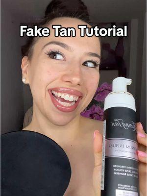 Fake Tan Tutorial with @Loving Tan 2 hour express in Platinum🤩 #faketan #faketantutorial #lovingtan #lovingtanofficial 