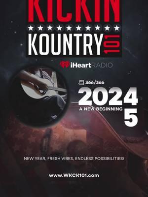 🎉✨ Happy New Year from all of us at Kickin Kountry 101! As we welcome 2025, we want to thank YOU—our amazing listeners—for being the heart and soul of our Kickin Kountry family. Your love for great country music and unwavering support mean the world to us. May this year bring you joy, blessings, and endless reasons to smile. Here’s to another year of good tunes, good vibes, and unforgettable moments together! Cheers to a Happy and Blessed New Year! 🥂🎶 #HappyNewYear #KickinKountry101 #CheersTo2025 #CountryMusicFamily #NewBeginnings #CountryMusic