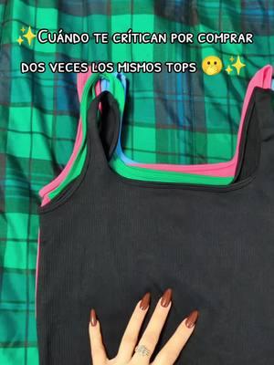 Paquete de 3 tops por tan sólo $16.00 #tops #multipack #croptop 