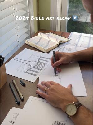 Sketching through the Bible one story at a time ✍🏼 What Bible passages would you like to see sketch in 2025? 👇🏼 . . . . #2024comestoanend #2024recap #happynewyear #newyear #bibleart #faithjourney #christian #christianity #jesus #jesusislord #walkwithjesus #christiantiktok #christianart #walkwithgod #biblejournaling  #artistsoftiktok #architecture 