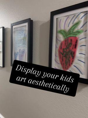 One of my favorite finds to date! #displayyourkidsartwork #aestheticallypleasing #pictureframes 