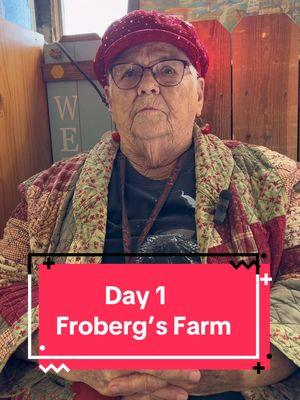 Grandma Froberg has the best stories #grandma #frobergsfarm #strawberry #strawberries #oldstories 