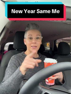 Took me a break from almost EVERYTHING! #tookabreak #guesswhosback #mamaflynn #newyearsameme #inmycar #dunkin #offtowork #fypシ 