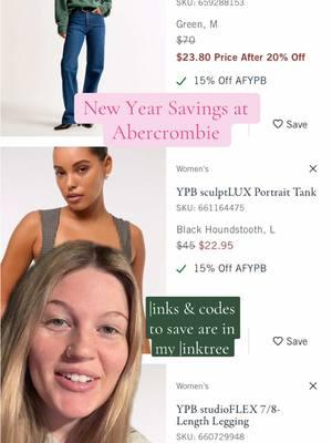 new year, new savings🥂 @abercrombie #AbercrombiePartner #AbercrombieCode #newyearsale 