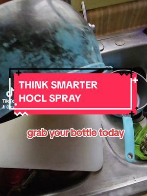 HOCl Think Smarter 8oz HOCL Hypochlorous spray. All in One cleaner. Spray surfaces, produce, or your face to protect from acne breakout. Hydration spray, Natural - No Alcohol.  #HOCL #ThinkSmarter #Hypochlorous #Natural #nonalcohol #hydrationspray #mostlovedcollection 