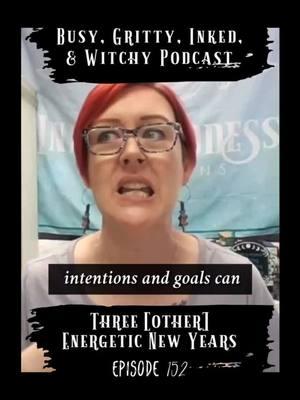 Not feeling like setting resolutions right now? You are not alone! Did you know there are 3 other energetic "new years" where hitting that reset button are a bit more energetically aligned? In this week's podcast episode, I share Three (Other) Energetic New Years for you- dates coming up over the next 3 months that you might align with much more than New Year's Day for setting intentions and goals. You can listen on major podcast platforms or head to my link in bio to listen! Episode is also available on YouTube, and paid Patreon members get a deeper look at my New Year's practice! #BusyGrittyInkedWitchy #Podcast #WitchyPodcast #newyears2025 #newyearsresolutions #inkedgoddesscreations #witchtok #witchtips