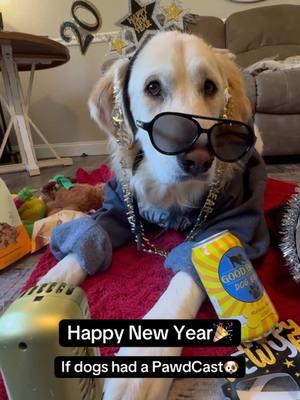 Happy New Year 2025🎉 Welcome to the PawdCast Podcast🐶 #podcast #pawdcast #goldenretriever #happynewyear 