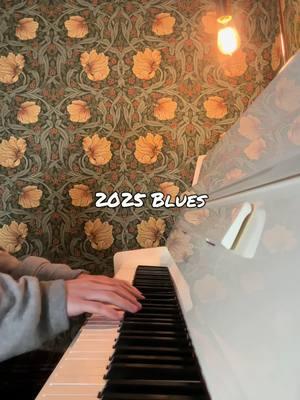 2025 blues on the goregous new piano!!! 🎹  #blues #bluespiano #bluesmusic 