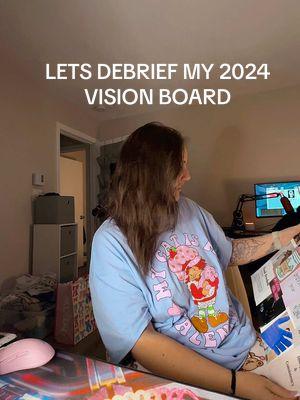 this was so fun to go through and see what goals I accomplished!! can’t wait to do this for 2025 🥹 #visionvideo #2024visonboard #newyearsresolution 