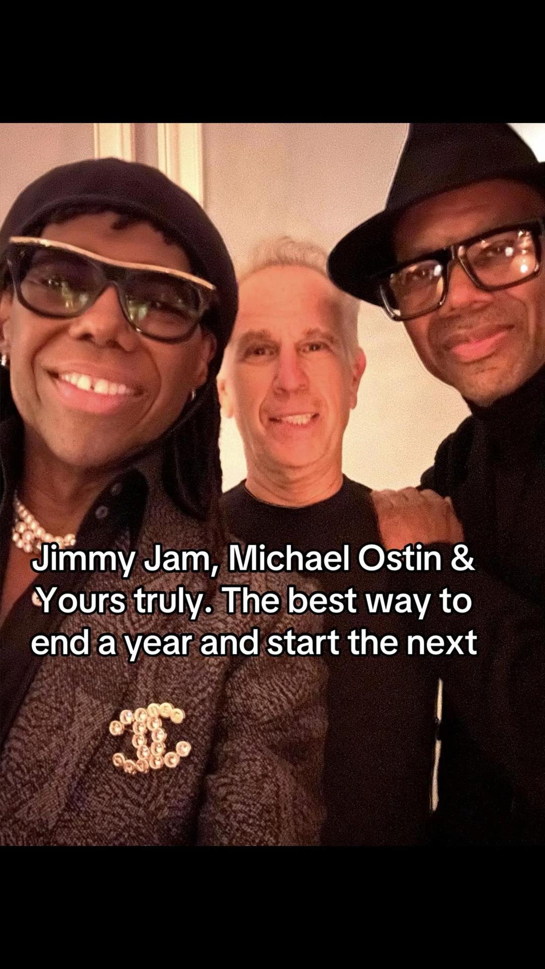 @Jam & Lewis #michaelostin #happynewyear #2025 #sanvicentebungalow #funk #heart #magical #friend #chic #thetime #disco #music #dance #happy #brothers #forlife #musicislife #Love #80s #90s #now