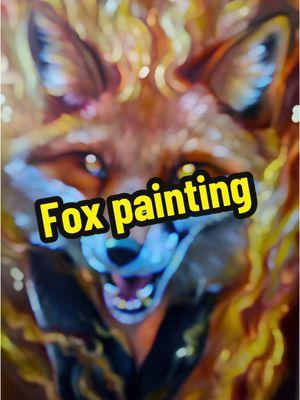 A painting to end 2024 and begin 2025.. #fantasticmrfox #fox #redfox #foxlover #foxy #oilpaint #oilpainting #painting #art #artist #arts #painter #foxgirl #oilpaintingontiktok #arttok #painttok #oiloncanvas #fyp #fyppppppppppppppppppppppp 