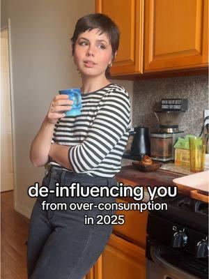 Happy 2025! ✨ Please don’t feel pressured to buy things to “start the year fresh.” What you have to reach your goals in 2025 exists inside you, not in new makeup, the latest cup, etc. 💛 #deinfluencing #deinfluence #conciousconsumption #overconsumption #usewhatyouhave #2025 