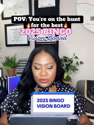 Your search for the perfect 2025 BINGO Vision Board stops here!🙌🏽🔥 Grab this “BINGO” template in my bio and start editing yours ASAP!⬇️ There are no rules to this. Use it as you please.💜 If you want to gift yourself something nice every time you get BINGO, then do it!🎁 If you have Canva Pro, you can easily resize it to suit your needs. You can resize it manually with a Canva free acct.😎 Share this with your friends and family! Let’s do this!🙌🏽 #visionboard #Bingo #HNY2025 #2025visionboard #Canva #canvadesign #Canvahacks #canvatemplates 