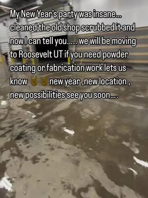 New year new business plan, new opportunities, see you soon Roosevelt UT. #letsfab #powdercoat #utpowdercoating #uintahbasin #vernal #roosevelt #fabrication #utah #prismaticpowders #bbfummins_989 #custom #gema #newyearnews #thisisnext #nowgetit 