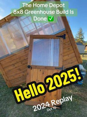 It was a good year! #@Custom Signs 🪧 Made Now❗️ #thesheddealer #onthego7b #coop #greenhouse #painting #newbusiness #2024 #2025 #northidaho #thesheddealer